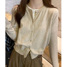 SEU(SEU)のラウンドネックニットカーディガン