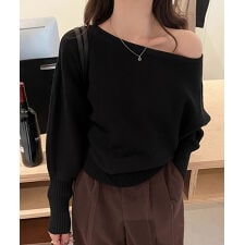 SEU(SEU)のワンショルダー2wayニットトップス