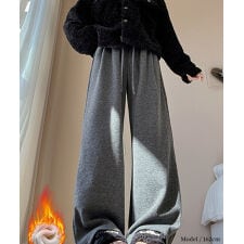 SEU(SEU)の裏起毛ワイドパンツ