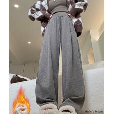 SEU(SEU)の裏起毛ワイドパンツ