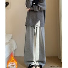 裏起毛ワイドパンツ