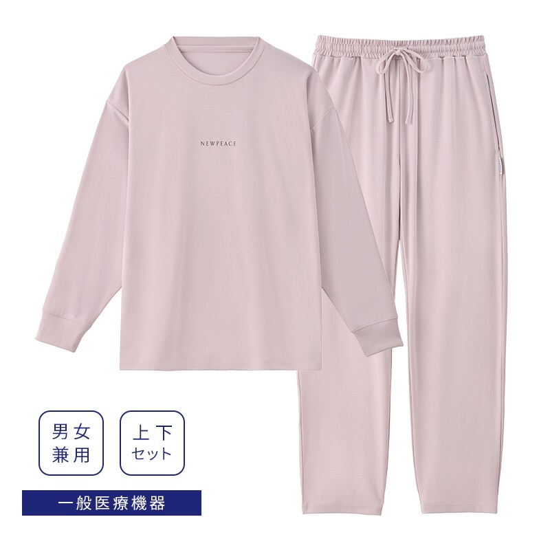 NEWPEACE グレージュ 長袖ルームウェアセット Lサイズ ニューピース(NEW PEACE) パジャマ・ルームウェア の一覧