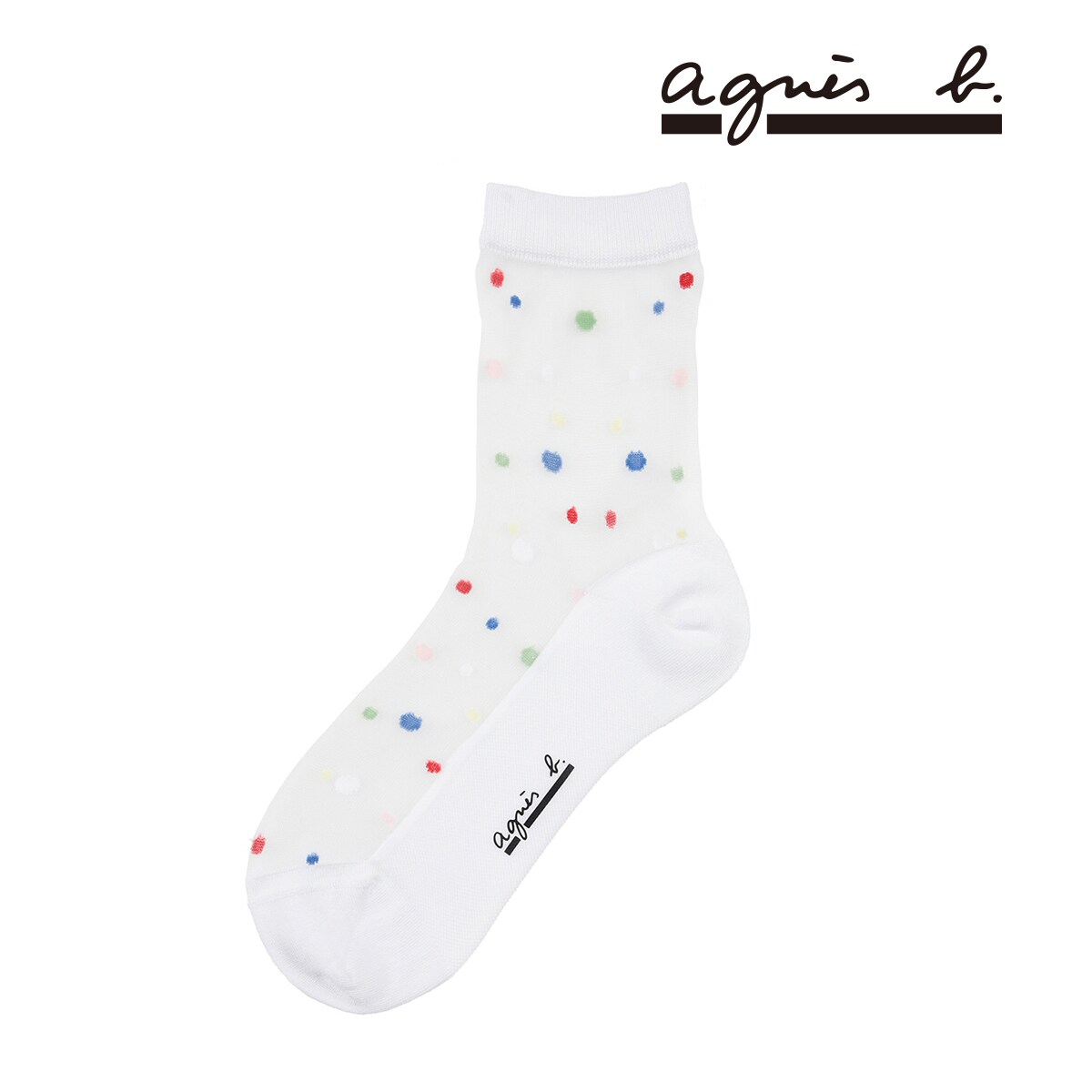 【Agnes b.】CHAUSETTES ドット ソックス 靴下 ユニセックス ドット ソックス (ユニセックス) ｜agnès b. FEMME（ファム