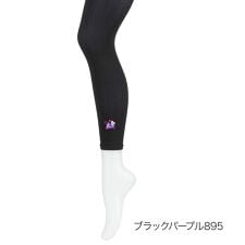 アナ スイ(ANNA SUI)の【ANNA SUI(アナスイ)】 レギンス 無地 ティティ 左足首刺しゅう 10分丈 ネーム付き