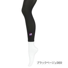 アナ スイ(ANNA SUI)の【ANNA SUI(アナスイ)】 レギンス 無地 ティティ 左足首刺しゅう 10分丈 ネーム付き