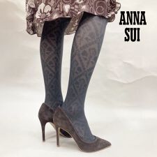アナ スイ(ANNA SUI)の【ANNA SUI(アナスイ)】 タイツ フローラルウォールペーパー ネーム付き