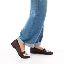 ケソウ(Kesou)のNEW【19.5～27.0cm】1.5cmヒール ニットローファー