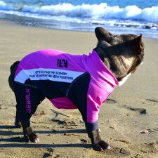 ジウォーク(GEWALK)のLGE538 トリコロール　カラー　プロテクト　ロンパース 　 フレンチブルドック用