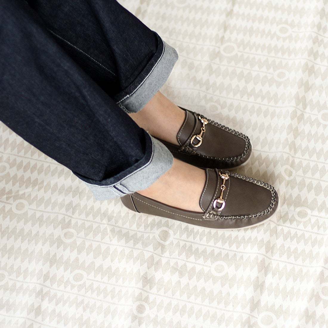 [}C]ONNI ELAMA rbgJV[t@[/nXL[ihusky Co.Ltd.j GRAY