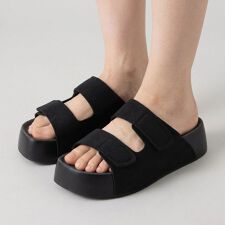 onni ELAMA ダブルベルトベルクロ 厚底 プラットフォーム サンダル