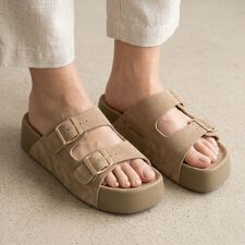 onni ELAMA ダブルバックル 厚底 プラットフォーム サンダル