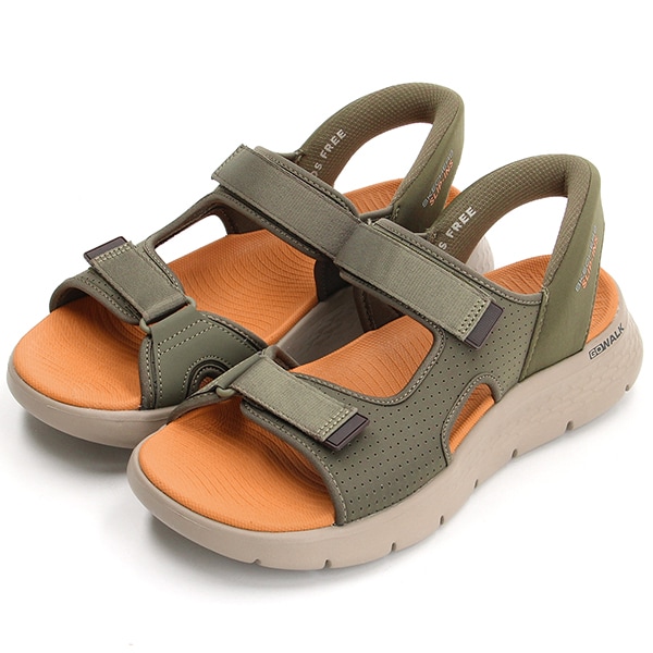 [�}���C]SKECHERS/�X�P�b�`���[�Y/SLIP-INS GO WALK FLEX SANDAL/�X�P�b�`���[�Y�iSKECHERS�j OLV