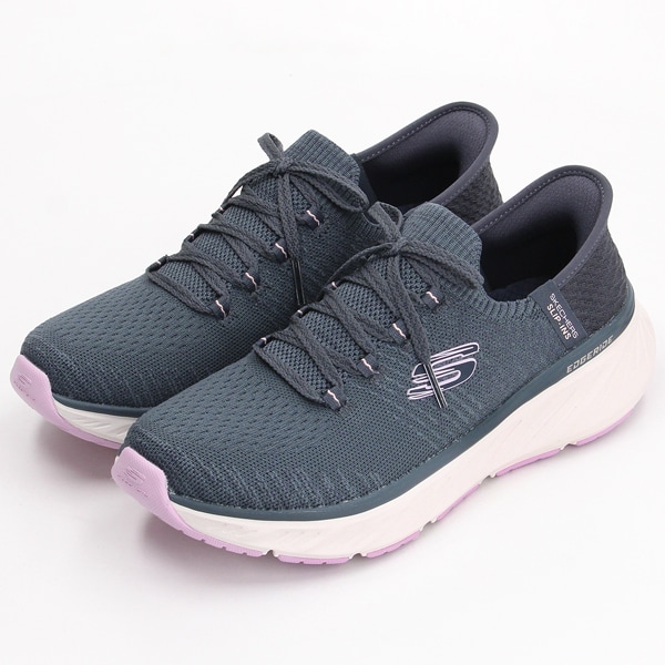 スケッチャーズ DLUX WALKER-LET IT GLOW 24cm Relaxed Fit: D'Lux Walker - Let it Glow - BLACK / ROSE GOLD