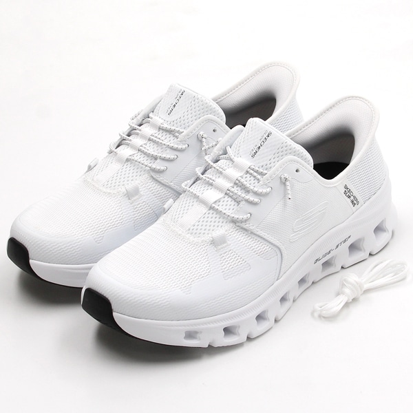 [�}���C]SKECHERS/GLIDE-STEP PRO/�O���C�h�X�e�b�v �v��/Slip-Ins/�X�P�b�`���[�Y�iSKECHERS�j WHT