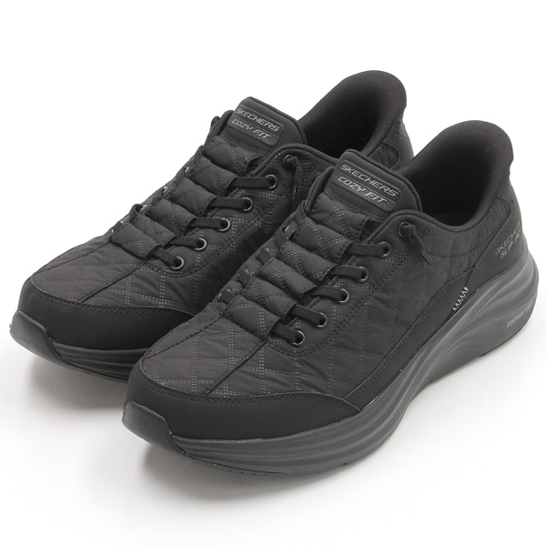〖美品〗スケッチャーズ MEMORY FORM コンフォートシューズ フラット Z1414 SKECHERS スケッチャーズ スニーカー MEMORYFOAM ブラック