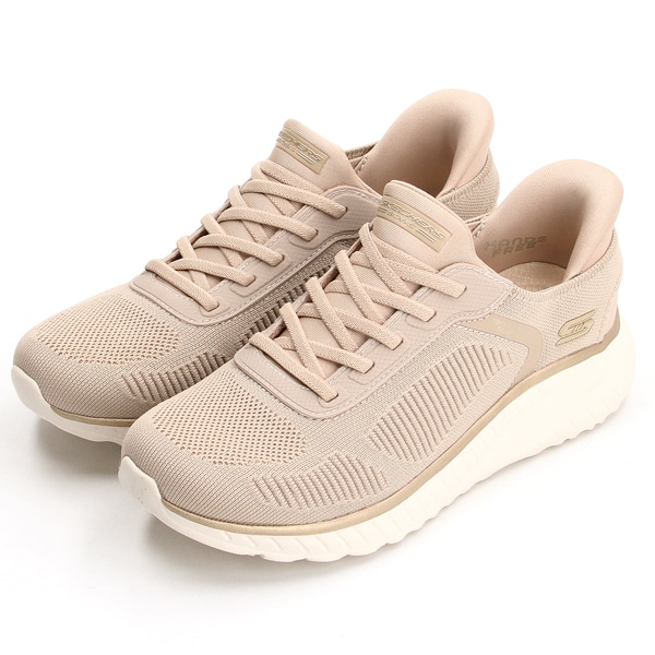 [�}���C]SKECHERS/�X�P�b�`���[�Y/�{�u�X �X�|�[�g �X�N���b�h �J�I�X/SLIP-INS/�X�P�b�`���[�Y�iSKECHERS�j NTGD �i�`������/�S�[���h