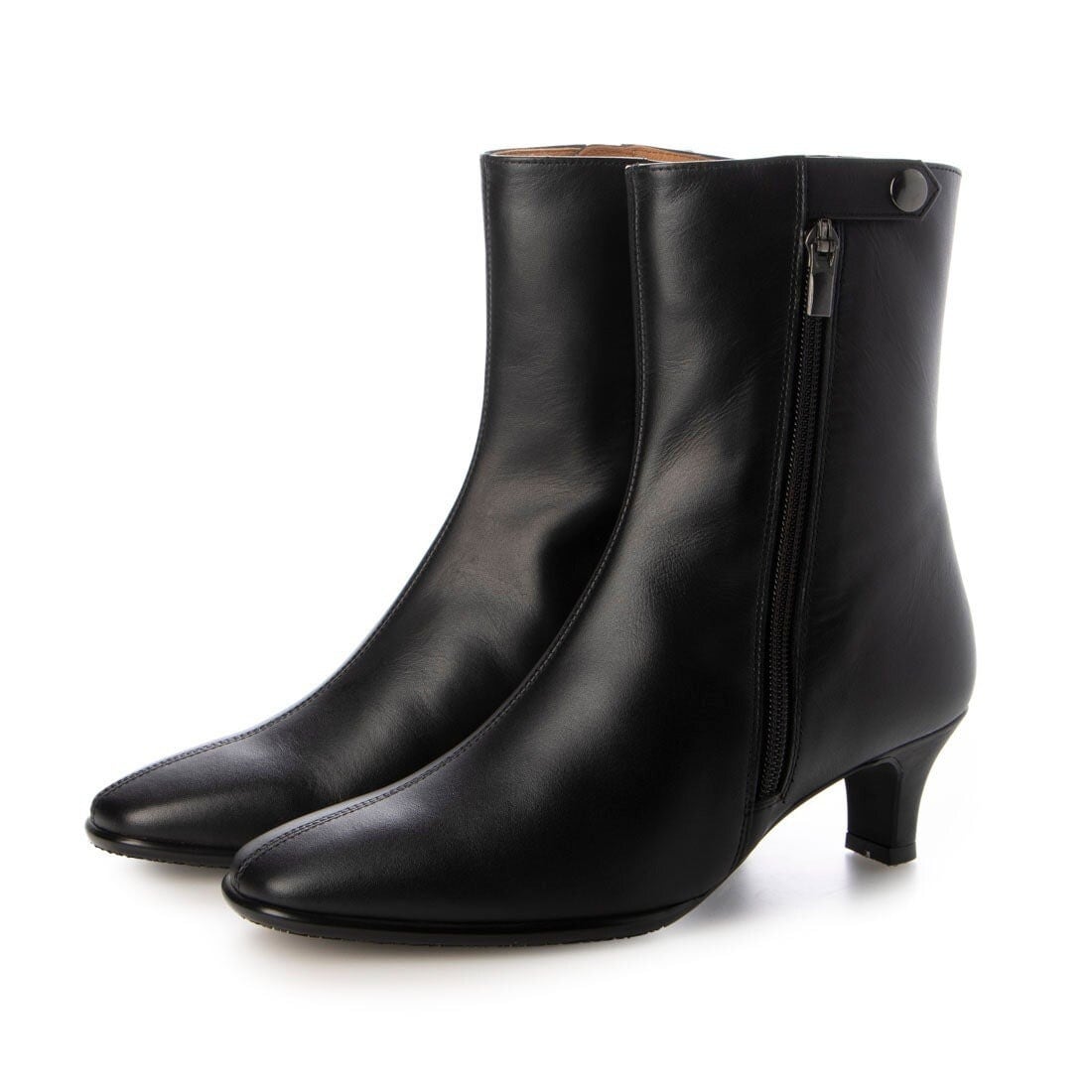 本革mooimooi 23.5cmミドル丈ブーツ サイズ37 本革mooimooi 23.5cmミドル丈ブーツ サイズ37