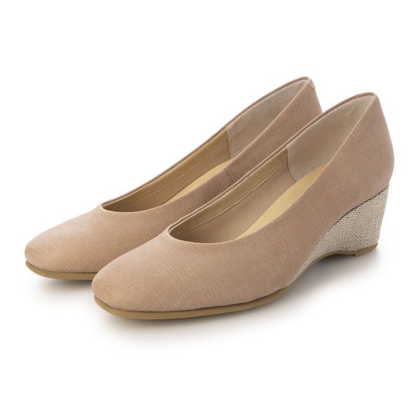 スクエアトゥウエッジヒールパンプス | ディッシー(D'ICI) | マルイ