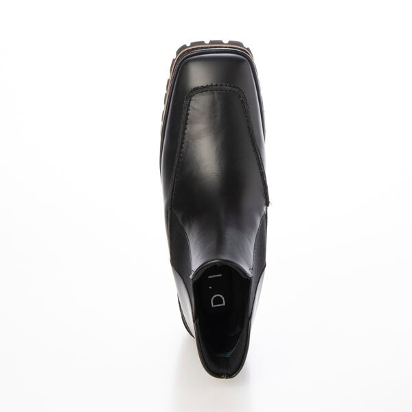 ワイドスクエアトゥタンクソールショートブーツ | ディッシー(D'ICI