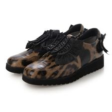 シャーリングモチーフデザインスニーカー