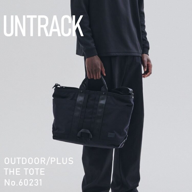 かのUNTRACK OUTDOOR PLUS THE TOTE ブラック UNTRACK OUTDOOR PLUS／THE TOTE トートバッグ 60233(01