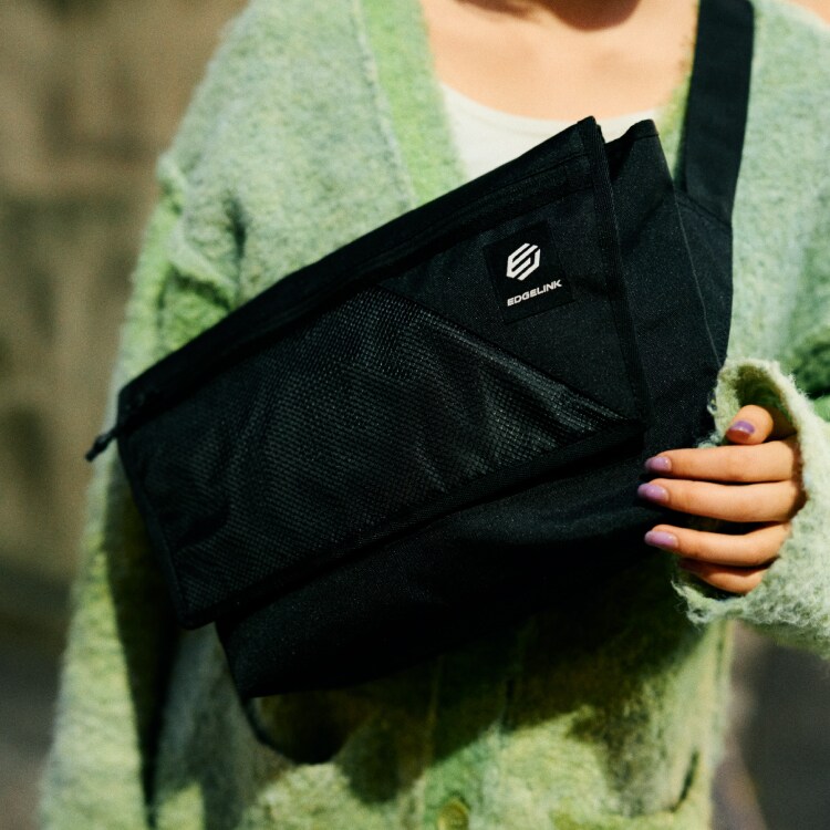 メッセンジャーバッグ ショルダーバッグ シンプル EDGELINK