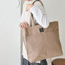 【LIZDAYS】Wポケット キャンバス トートバッグ