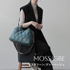 【LIZDAYS】キルティング  ナイロン 2ＷAY バッグ