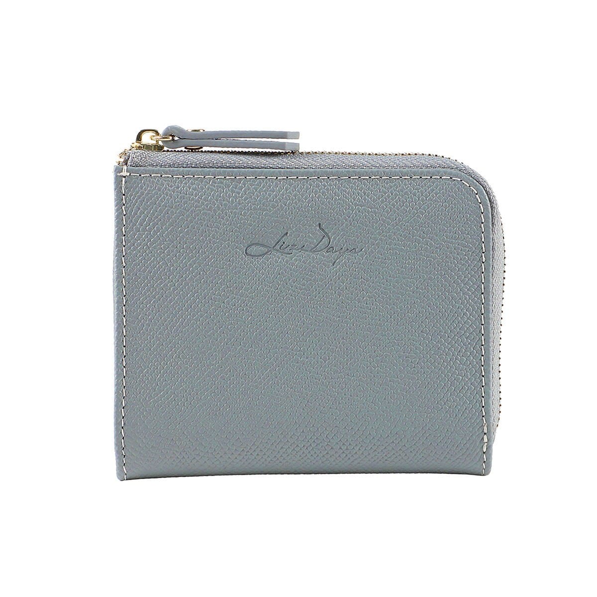 LIZDAYS】L字ファスナー 本革 ミニ財布 キーリング付