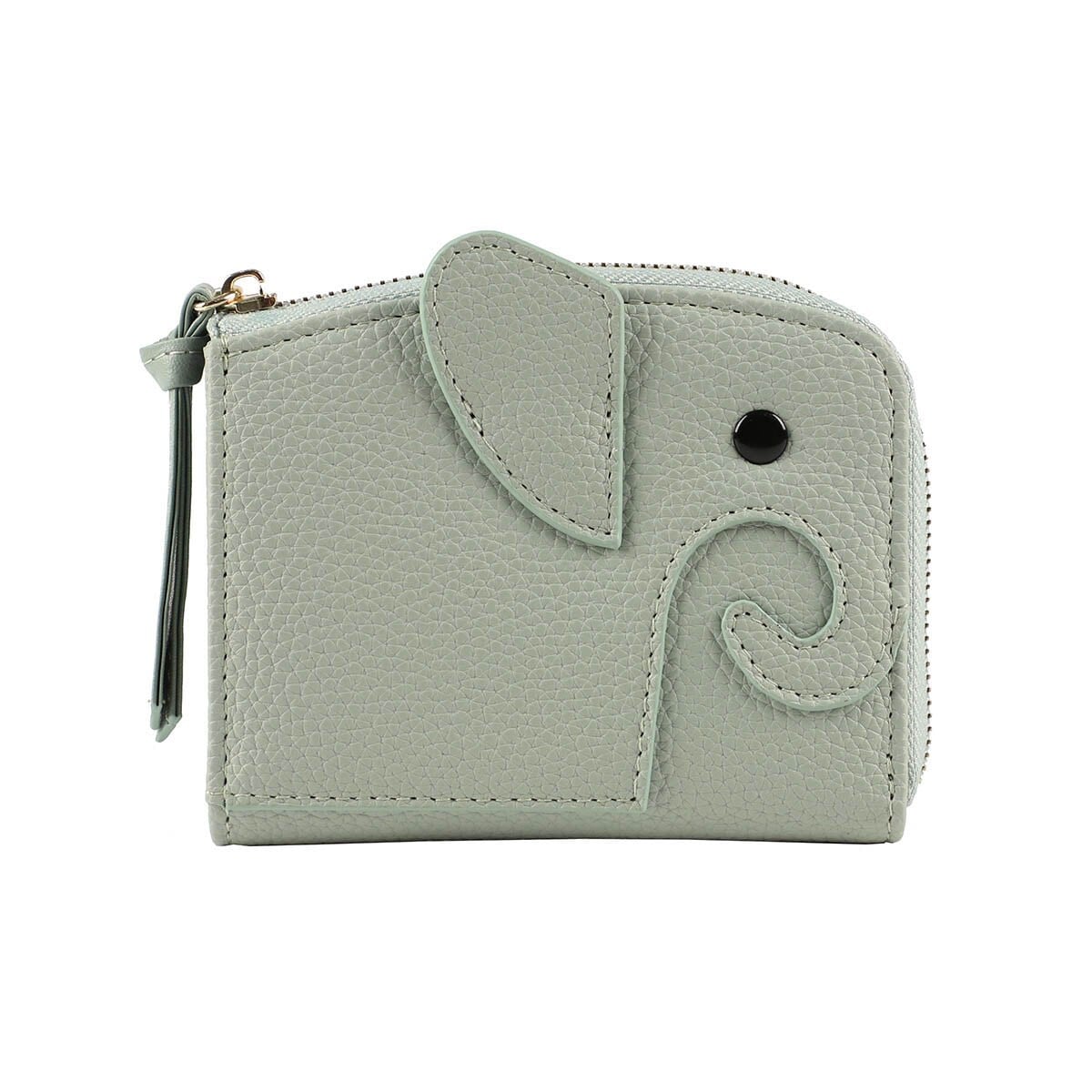 【LIZDAYS】ゾウさんモチーフ コインケース HAPPY ZO-SAN