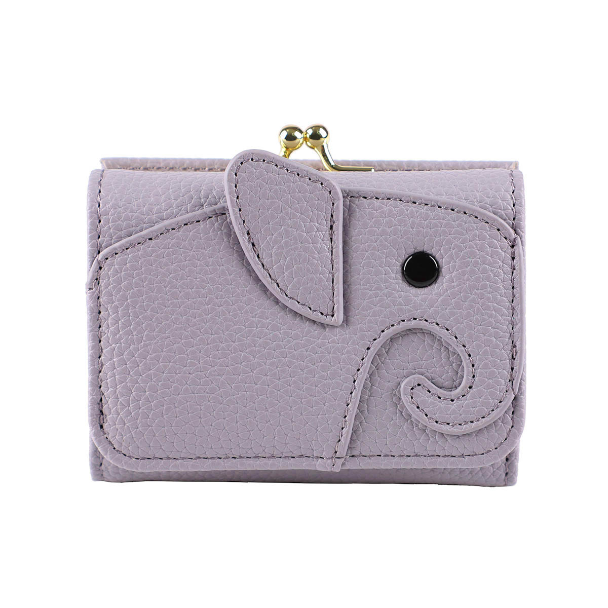 LIZDAYS】ゾウさんモチーフ BOX型小銭入れ ミニ 財布 HAPPY ZO