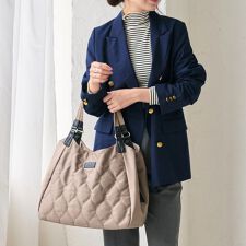 【LIZDAYS】キルティング ナイロン あおりポケット トートバッグ
