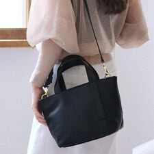【LIZDAYS】2WAY ミニ トートバッグ 仕切り付き