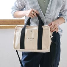 【LIZDAYS】2way キャンバス トートバッグ