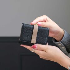 【LIZDAYS】財布 本革 レディース がま口 三つ折り