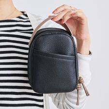 【LIZDAYS】メイクポーチ 縦型 自立