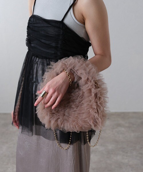 チュールフリルバッグ | アンドロブ(&Robu.) | マルイウェブチャネル