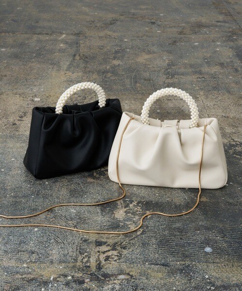 アンドロブ（&Robu．）/パールビーズフェイクレザーバッグ パールビーズフェイクレザーバッグ | アンドロブ(&Robu.) | マルイ