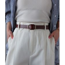 ノンホールレザーベルト 本革