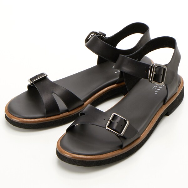 MARGARET HOWELL idea ストラップフラットシューズ24.5cm MARGARET HOWELL idea ストラップフラットシューズ24.5cm