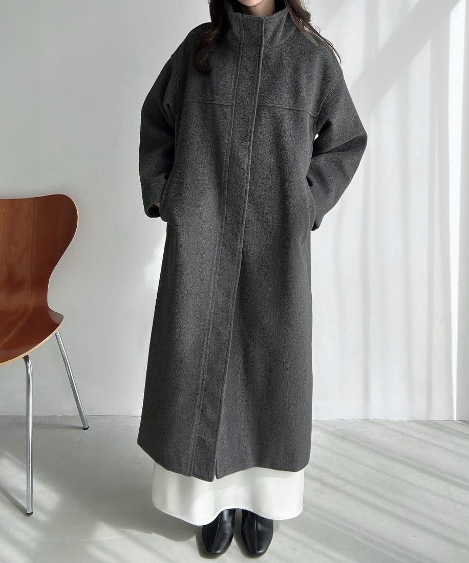 人気の冬コート】シレータフタ ロングダウンコート | アン