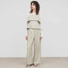 クロエンス(cloenc)の【セットアップ／手洗い可】イージータックワイドパンツ