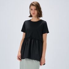 【マシンウォッシュ】ドッキングチュニックTシャツ