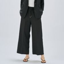 【セットアップ／手洗い可】ドライタッチイージーワイドパンツ