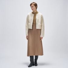 クロエンス(cloenc)のニットドッキングプリーツワンピース