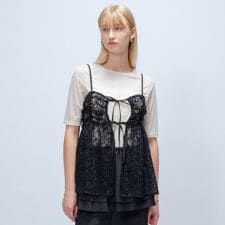 【手洗い可】レースキャミソール