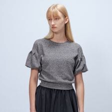 【手洗い可】パフスリーブプルオーバー