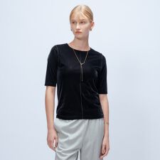 【手洗い可】フロッキーベロアトップス