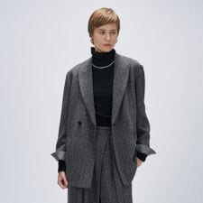 クロエンス(cloenc)のヘリンボーンテーラードジャケット