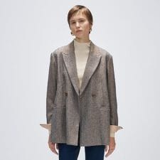 クロエンス(cloenc)のヘリンボーンテーラードジャケット